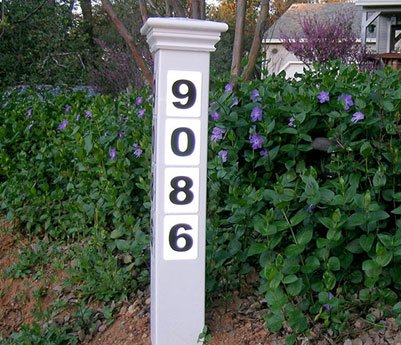 Home - No more stenciled address numbers. Permanent. - Reflect Address